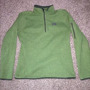 Patagonia women’s Better Sweater half zip.